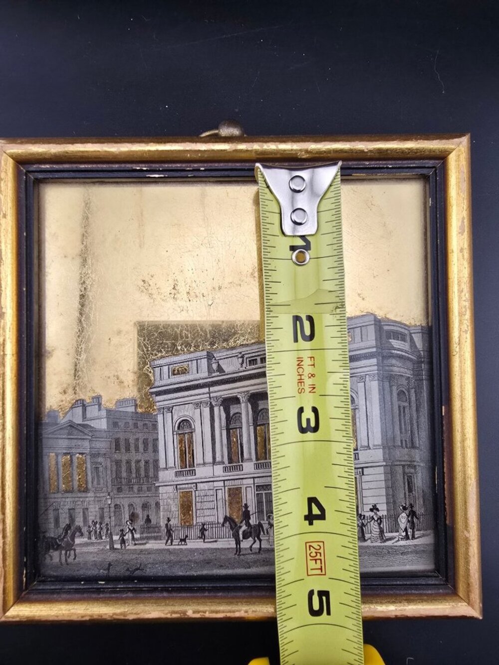 Vintage 1950's Sungott Art Studios Decoupage Framed Artwork Flat Glass READ - Picture 8 of 11